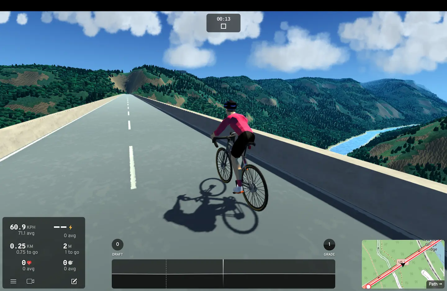 Increased view distance